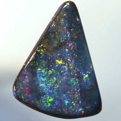 SOLID BOULDER OPAL Bright and rich sparkling fire. SEE VIDEO